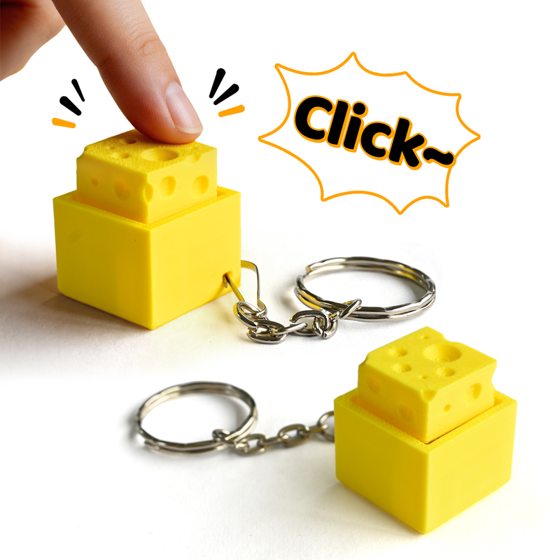 3D Printed Cheesy Key Fidget C - 3D Printing Toys 评论和价格