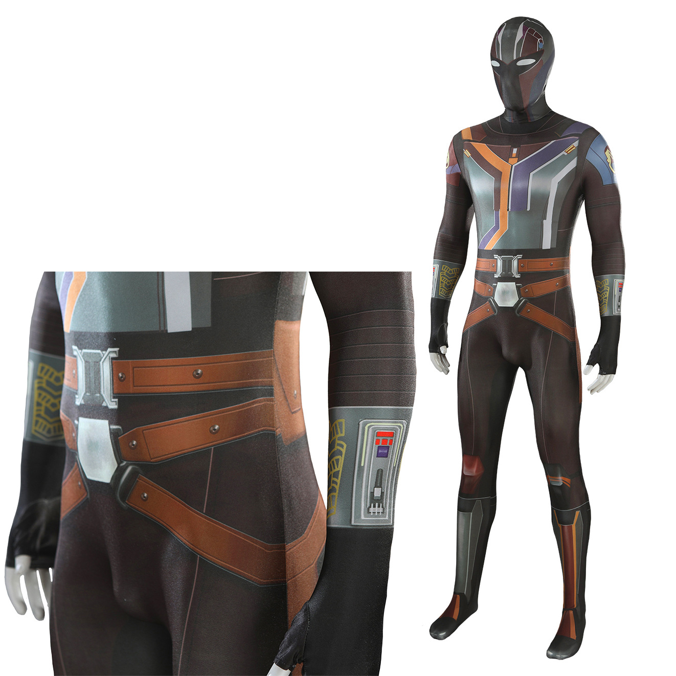 Sabine Wren Cosplay Costume 3D - 3D Printing Mask 评论和价格