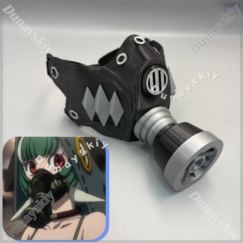 Guita Cyberpunk Gas Mask Green - 3D Printing Mask 评论和价格