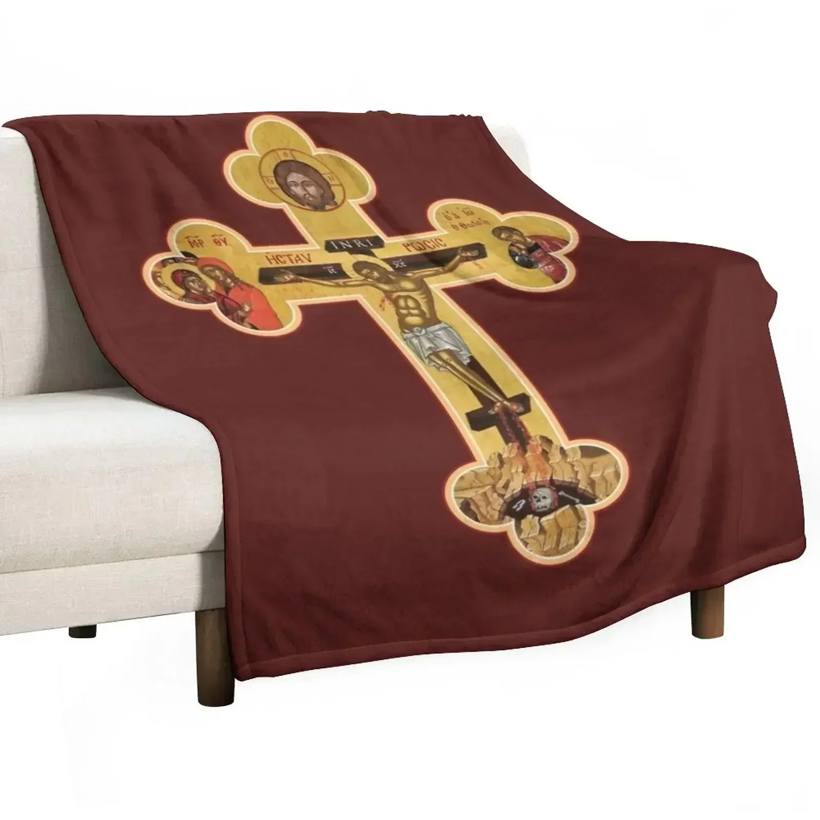 Orthodox Cross Icon Throw Blan - 3D Printing Icon 评论和价格