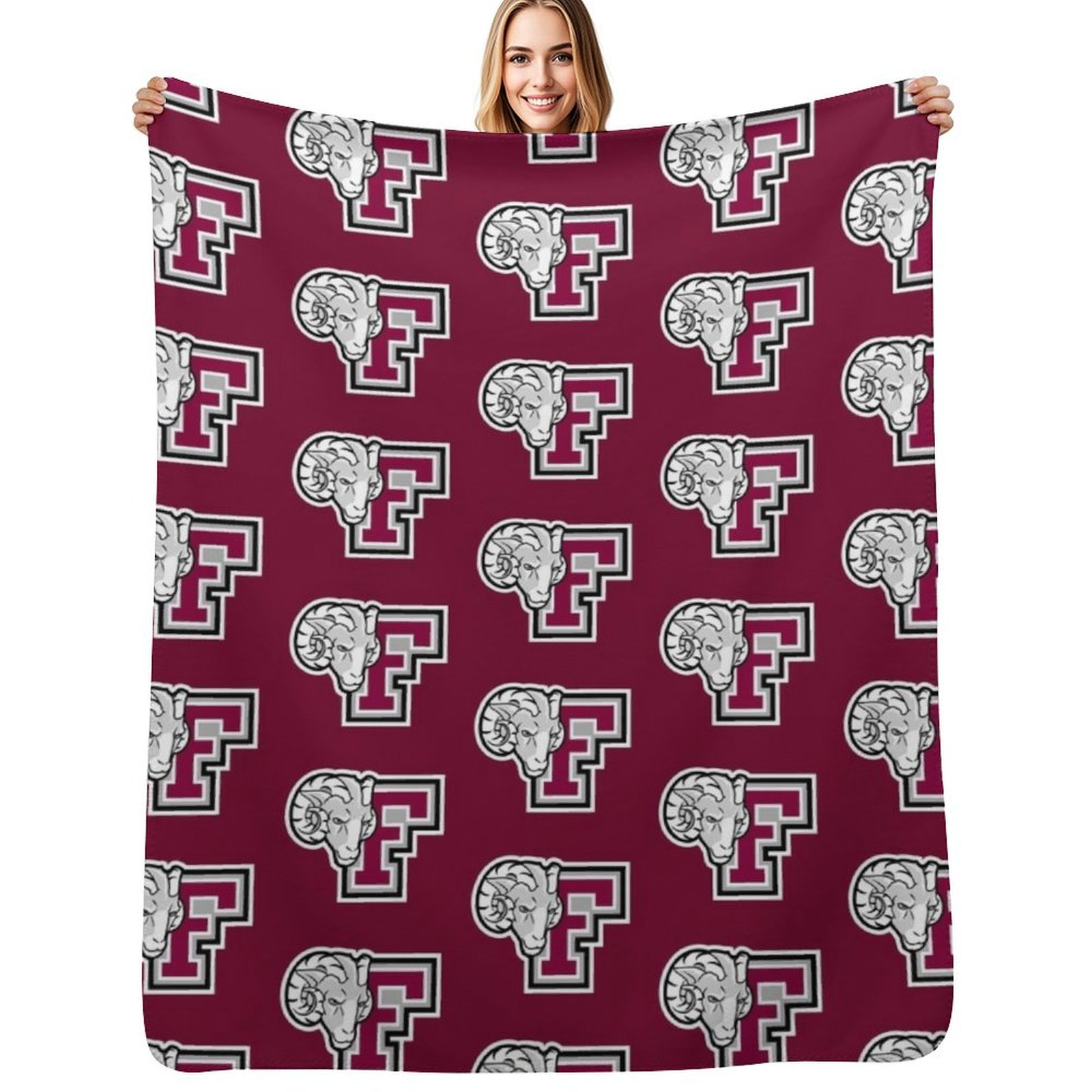 The Fordham Icon Throw Blanket - 3D Printing Icon 评论和价格