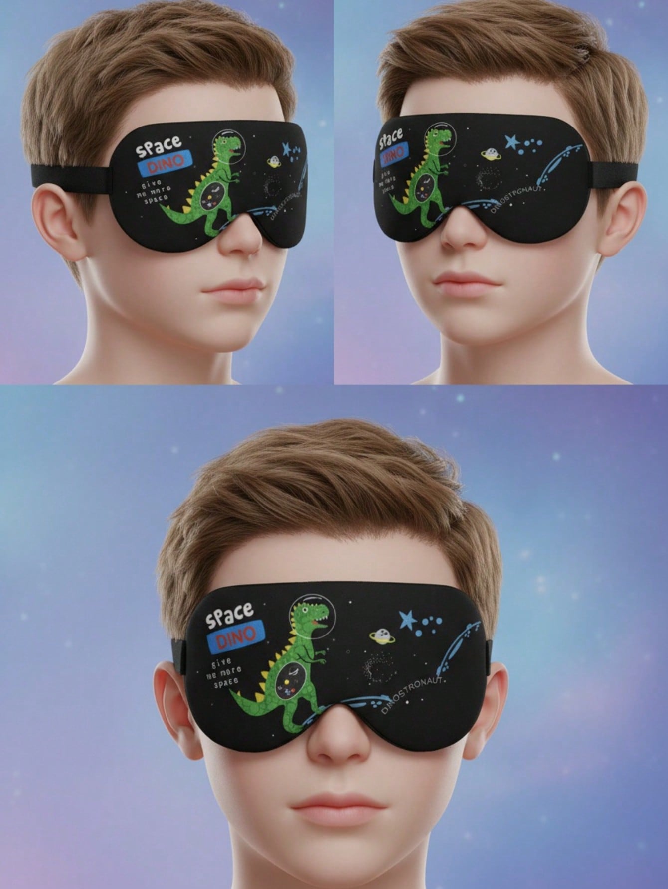 3Pcs Kids Adults 3D Stereo Sle - 3D Printing Mask 评论和价格