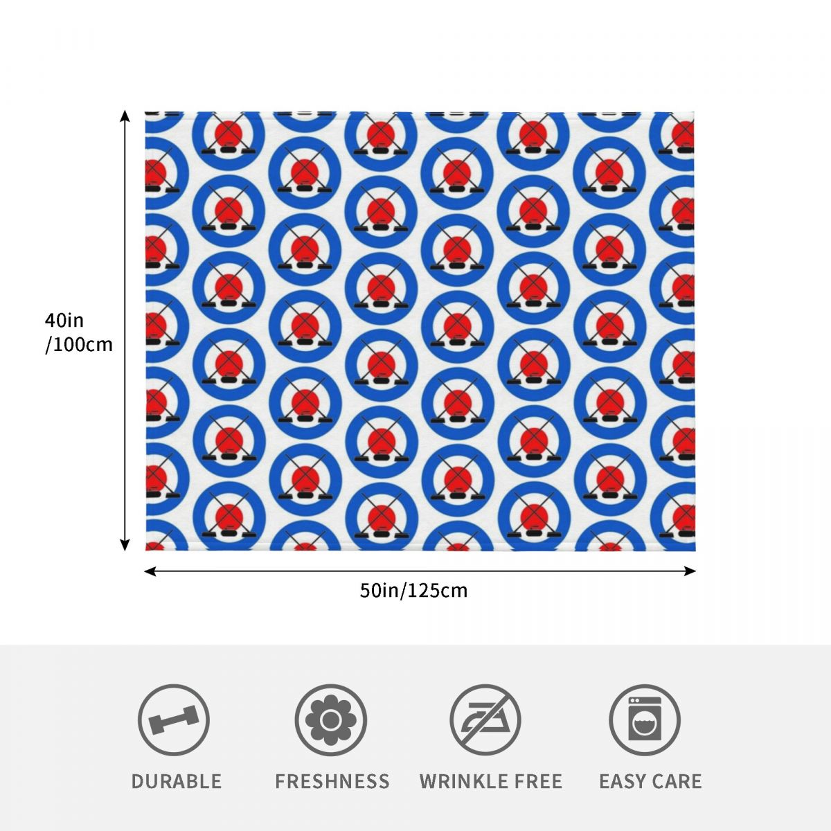 curling icons Throw Blanket Li - 3D Printing Icon 评论和价格