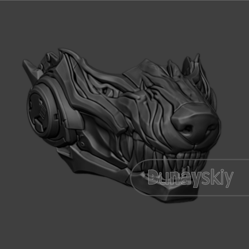 Love and Deepspace Valko Wolf  - 3D Printing Mask 评论和价格