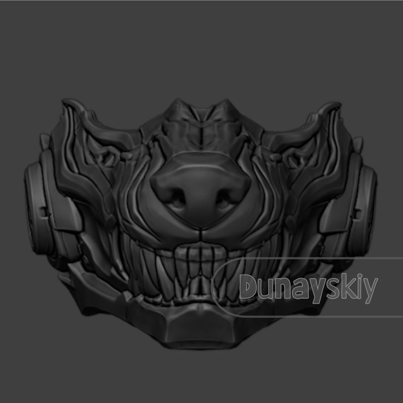 Love and Deepspace Valko Wolf  - 3D Printing Mask 评论和价格