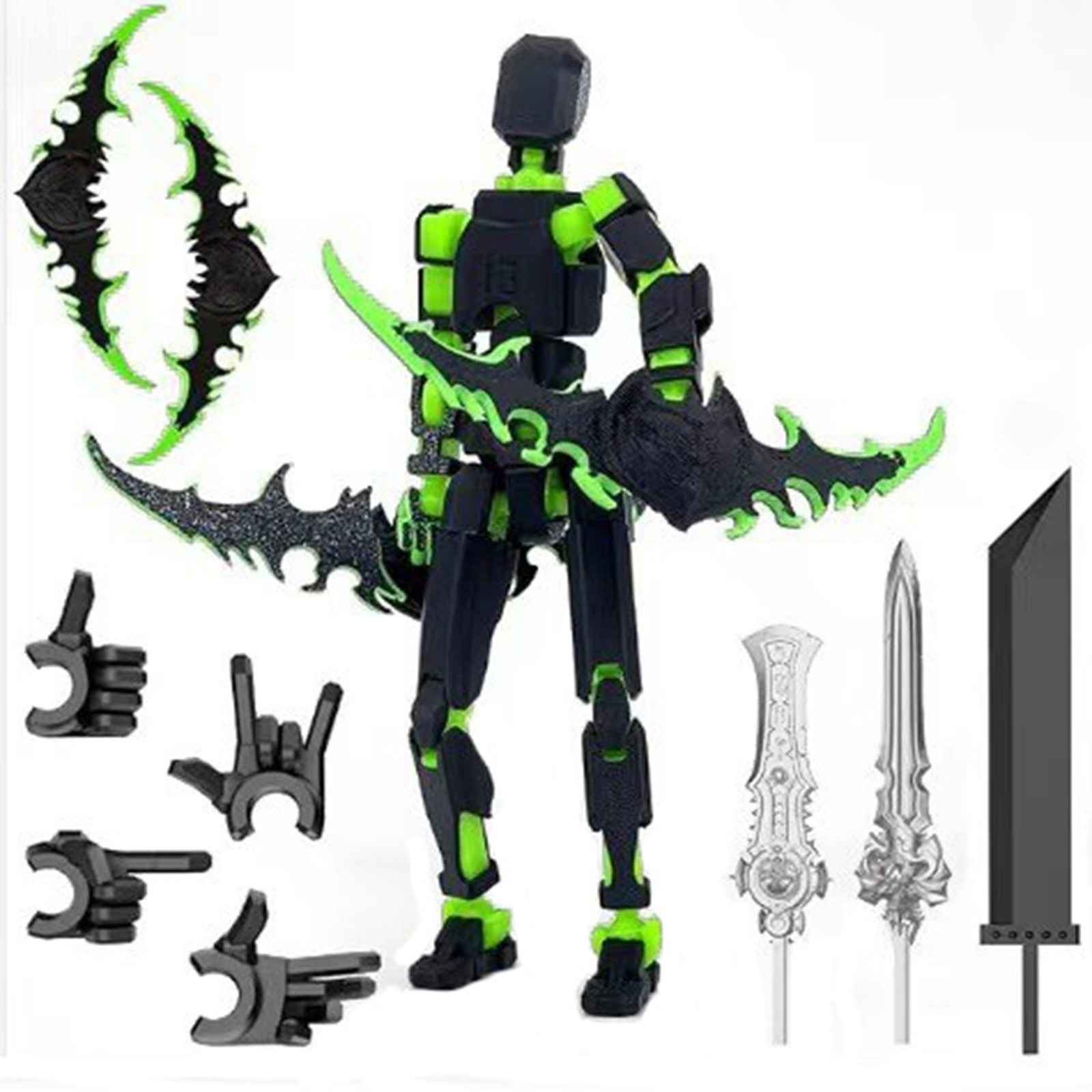 Titan 13 With Wings Figure Toy - 3D Printing Aluminium 评论和价格