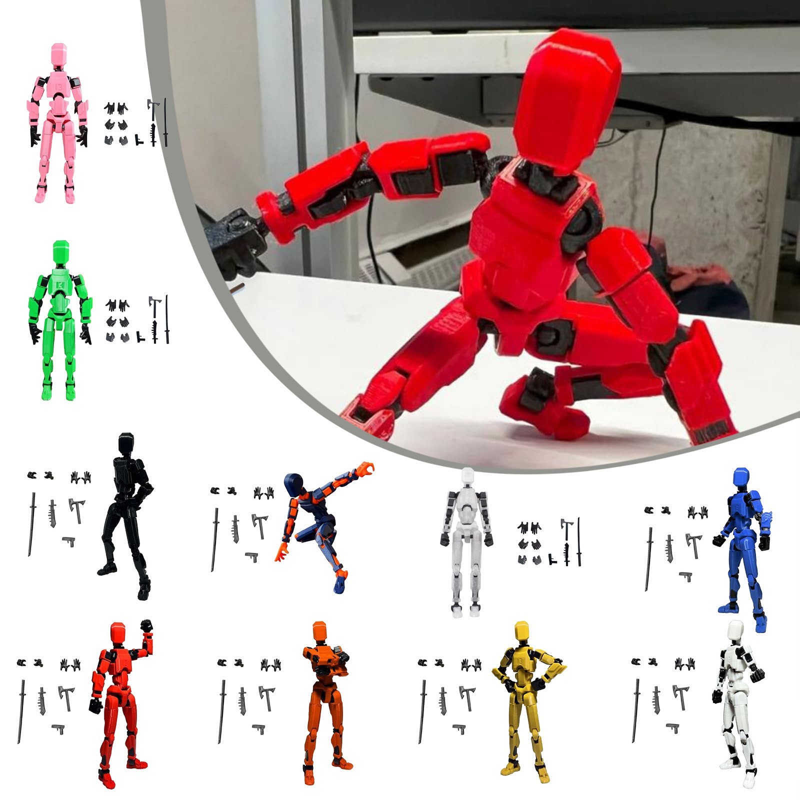 Titan 13 With Wings Figure Toy - 3D Printing Aluminium 评论和价格