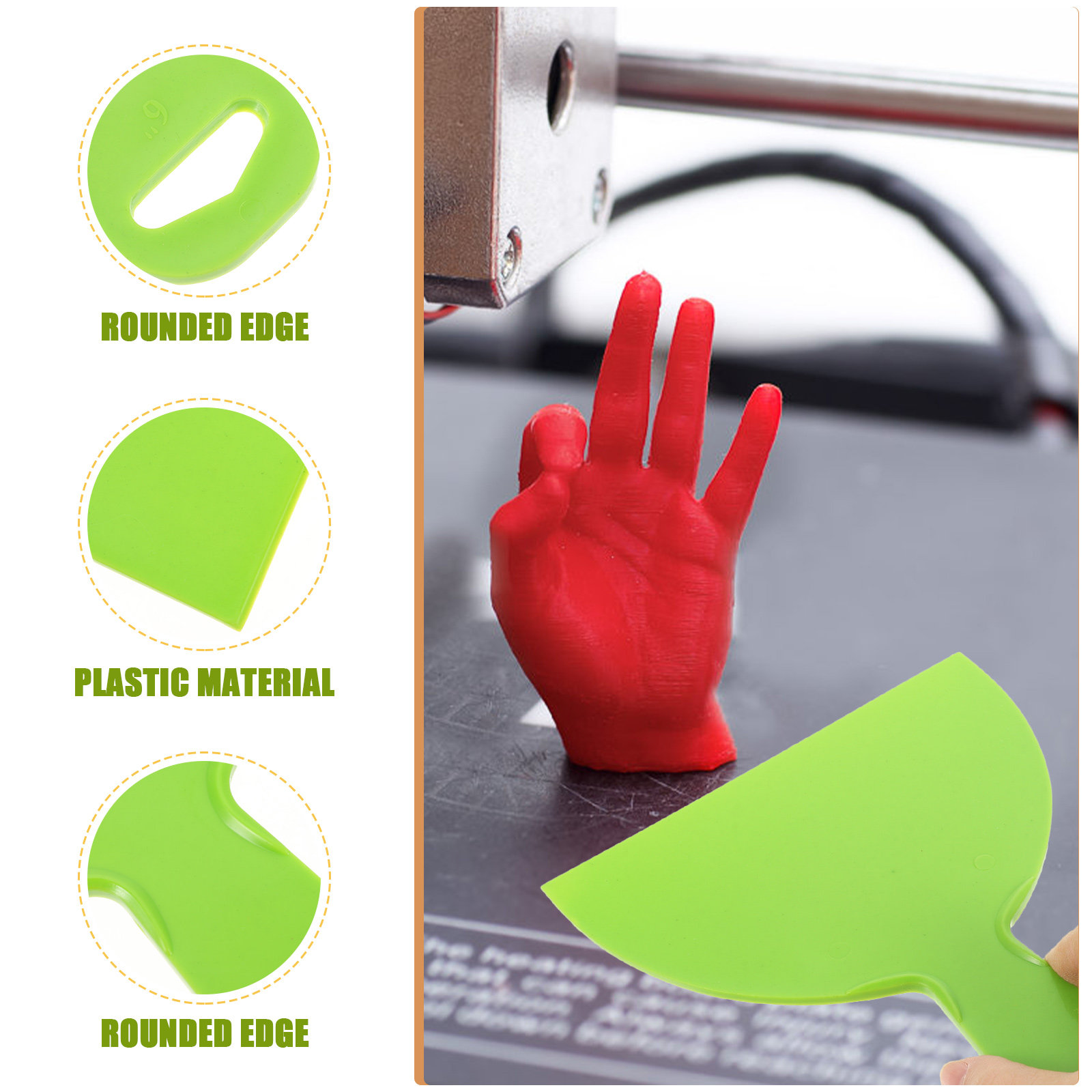 3Pcs 3D Printing Tool Kit Stai - Print Removal Spatula 评论和价格