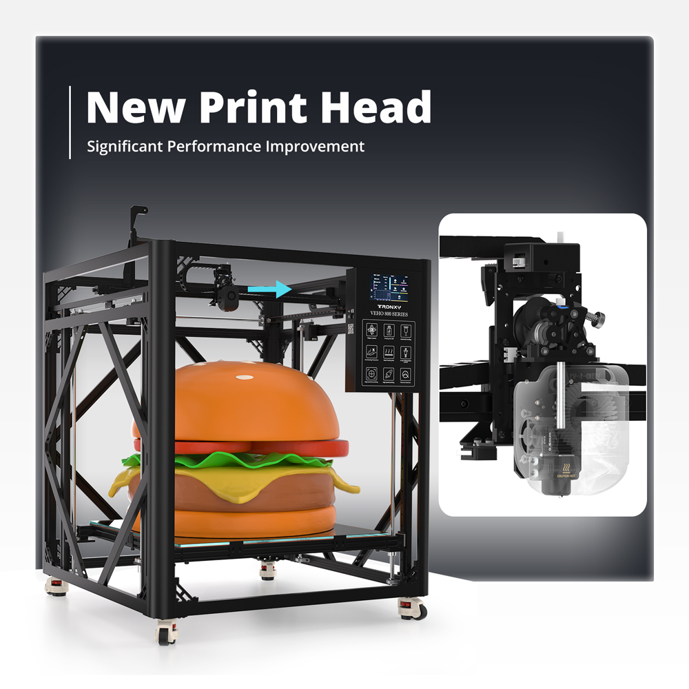Tronxy VEHO-800-12 or PRO Larg - 3D Printing X Y Z Axis 评论和价格