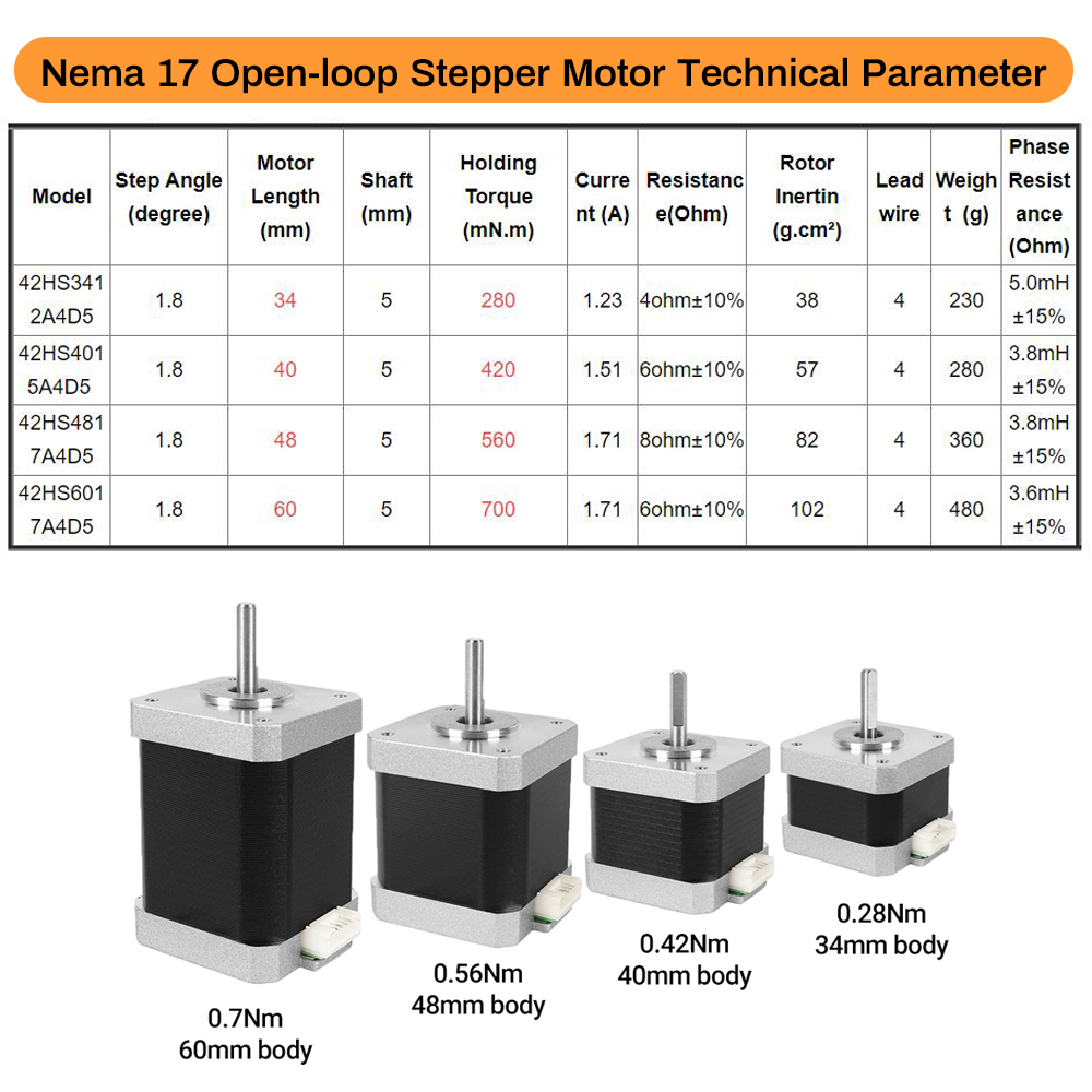 Nema17 Stepper Motor 42 Motor  - Stepper Motor 评论和价格