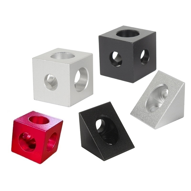4pcs Aluminum V-Slot Block Cub - 3D Printing Aluminium 评论和价格