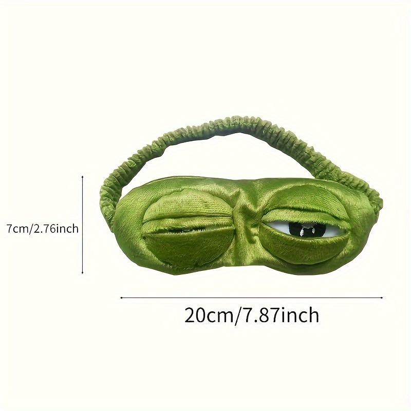 Sleep Eye Mask 3D Cute Frog Fu - 3D Printing Mask 评论和价格